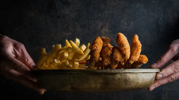 1760687138-chicken-nuggets-with-french-fries-human-hand-clay-dishes
